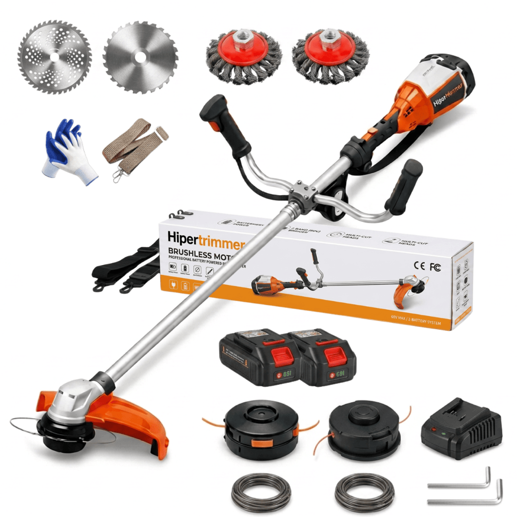 HyperTrimmer™ 3000 — kit completo con batterie, dischi e accessori